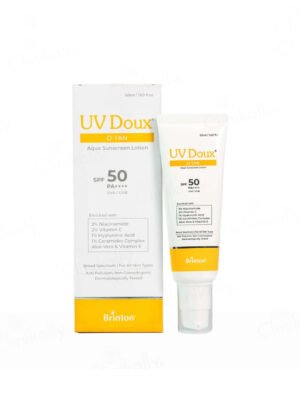 UV Doux D-Tan Sunscreen Lotion SPF 50  with D-Tan Formula for All Skin Types