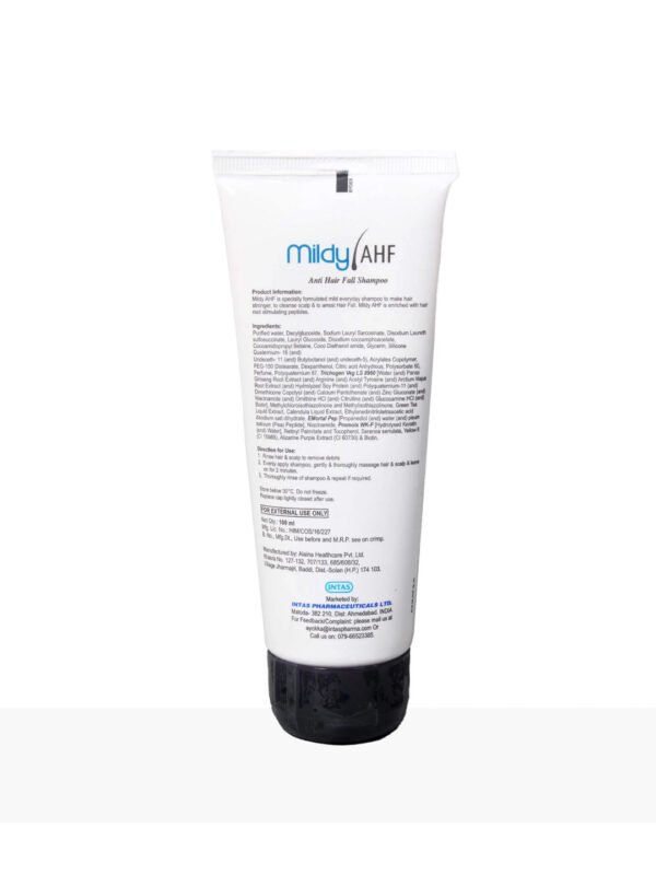 Mildy AHF Anti Hair Fall Shampoo – Enriched with Hair Growth Peptides | 100ml