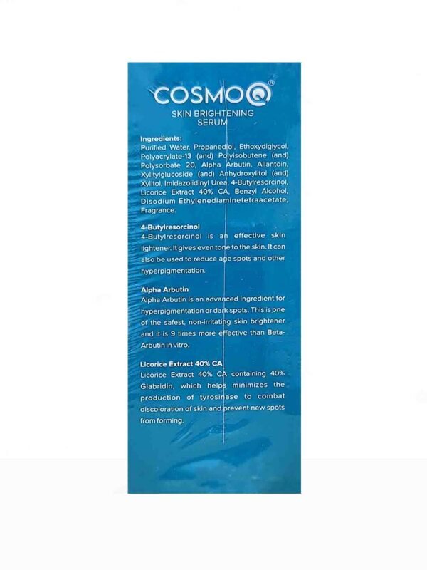 CosmoQ Skin Brightening Serum – Dark Spot Corrector | 30ml