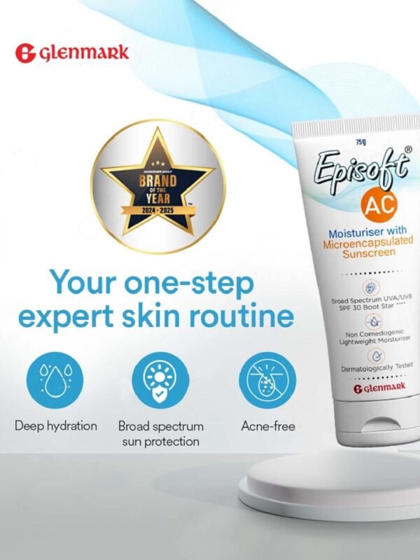 Episoft AC Moisturizer – Non-Comedogenic Moisturizer for Acne-Prone & Sensitive Skin